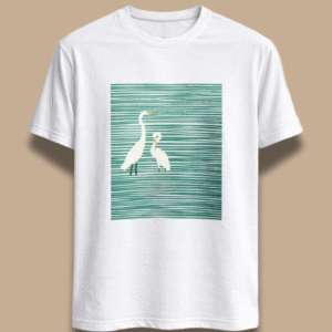 Birds Graphic Cotton T-Shirt – Soft & Cool