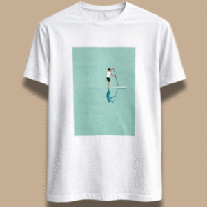Boat Graphic Cotton T-Shirt – Casual Style