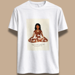 Yoga Graphic Cotton T-Shirt – Relaxed Fit