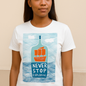 Explore Graphic Print Cotton T-Shirt