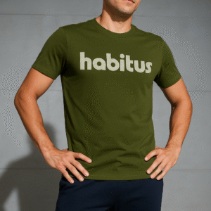 Habitus Men’s Cotton Casual T-Shirt
