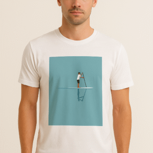 Boat Graphic Cotton T-Shirt – Casual Style