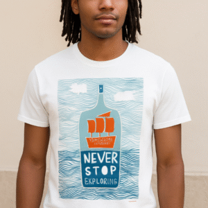 Explore Graphic Print Cotton T-Shirt