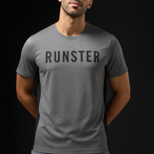 Runster Men’s Sports T-Shirt – Stretch & Breathable