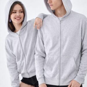 Unisex 2-in-1 Cotton Zip Jacket – 300 GSM