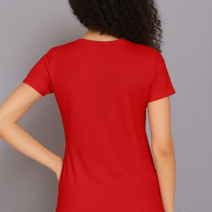 Stylish Cherry Red Sports Tee for Women