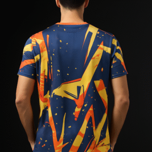 Men’s Athletic T-Shirt – Abstract Design